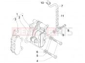 gilera 2008 Stalker 50 Naked Brakes pipes - Calipers