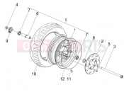 gilera 2008 Stalker 50 Naked Front wheel