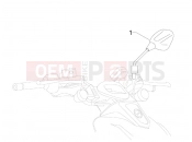 Driving mirror/s - Gilera Stalker 50 Naked 2010