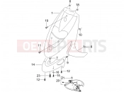 gilera 2007 Stalker 50 Special Edition Front shield
