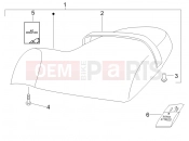gilera 2007 Stalker 50 Special Edition Saddle/seats