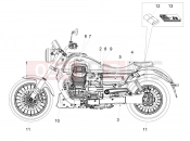 MOTOGUZZI Audace 1400 Carbon ABS Decal