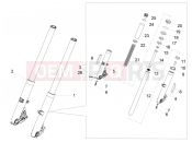 MOTOGUZZI Audace 1400 Carbon ABS Front fork Kaifa