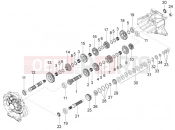 MOTOGUZZI Audace 1400 Carbon ABS Gear box - Gear assembly
