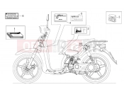 APRILIA SCARABEO 2001 Scarabeo 50 Ditech FRAME » Decal op.handbooks and plate set