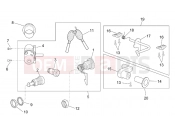 APRILIA SCARABEO 2004 Scarabeo 50 Ditech FRAME » Lock hardware kit