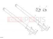 DUCATI 2008 Monster S4RS TRICOLORE FRONT FORK » FRONT SUSPENSION