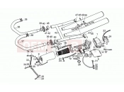 Intake-exhaust - Motoguzzi SP 1000 1979