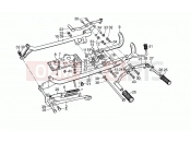 MOTOGUZZI SP 1000 Foot rests - Lateral stand