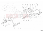 DUCATI 2008 Monster S4RS TRICOLORE FRONT FOOTREST » UNCLASSIFIED