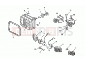 Headlight-Horn - Motoguzzi SP 750 1992