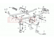 MOTOGUZZI Strada 750 Foot rests - Lateral stand