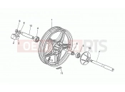 MOTOGUZZI Strada 750 Rear wheel