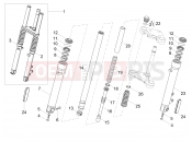 MOTOGUZZI V7 III Stone 750 ABS Front fork Kaifa