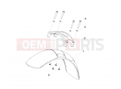 MOTOGUZZI V7 III Stone 750 ABS Front mudguard-Pillar