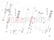 MOTOGUZZI V9 Bobber 850 ABS Front fork Kaifa