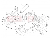MOTOGUZZI V9 Bobber 850 ABS (USA) Exhaust pipe