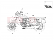 Decal - Motoguzzi V9 Bobber Sport 850 ABS 2018