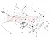 Rear master cylinder - Motoguzzi V9 Bobber Sport 850 ABS 2018