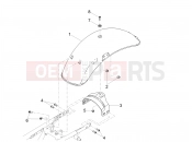 Rear mudguard - Motoguzzi V9 Bobber Sport 850 ABS 2018
