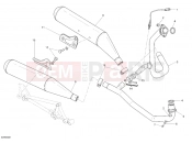 DUCATI 2008 Sportclassic 1000 S EXHAUST SYSTEM » EXHAUST SYSTEM