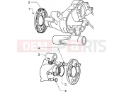 vespa Dust cover plate-o-ring