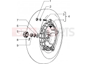 vespa Rear brake drum