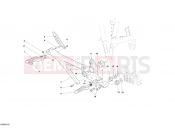 DUCATI Multistrada 1100 S FOOTRESTS, RIGHT » UNCLASSIFIED