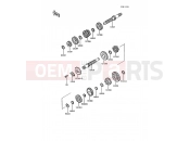 Transmission - Kawasaki AR125 (AR125-B7) 1990