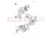 Engine Cover - Kawasaki AR125 (AR125-B7) 1990