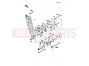 Suspension/Shock Absorber - Kawasaki AR125 (AR125-B7) 1990