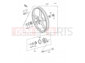 KAWASAKI 1990 Front Hub