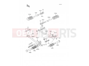 KAWASAKI 1990 Footrests