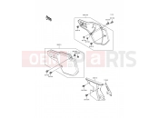 Side Cover/Chain Case - Kawasaki KDX200 (KDX200-E4) 1992