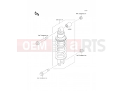 Shock Absorber(s) - Kawasaki KLE500 (KLE500-A2) 1992