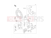 Front Brake - Kawasaki KLE500 (KLE500-A2) 1992