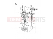 Carburetor - Kawasaki KH125 (KH125-K9) 1994