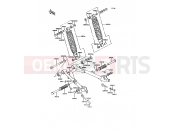 Swingarm/Shock Absorber - Kawasaki KH125 (KH125-K9) 1994