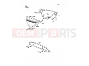 Side Covers/Chain Cover - Kawasaki KH125 (KH125-K9) 1994