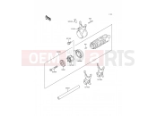 Gear Change Drum/Shift Fork(s) - Kawasaki KLE500 (KLE500-A6) 1996
