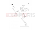 KAWASAKI 1997 Brake Pedal