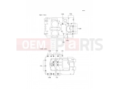 Crankcase Bolt Pattern - Kawasaki ER-5 (ER500-A2) 1998