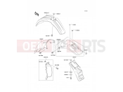 KAWASAKI D-TRACKER (KLX250-J2) Fenders