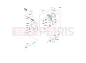 KAWASAKI D-TRACKER (KLX250-J2) Rear Hub