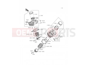 Cylinder/Piston(s) - Kawasaki VN1500 CLASSIC (VN1500-E2) 1999