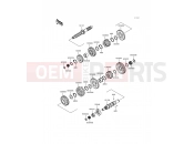 Transmission(-VNT50AE077438) - Kawasaki VN1500 CLASSIC (VN1500-E2) 1999
