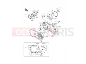 Right Engine Cover(s) - Kawasaki VN1500 CLASSIC (VN1500-E2) 1999