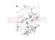 Starter Motor - Kawasaki VN1500 CLASSIC (VN1500-E2) 1999