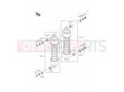 Suspension/Shock Absorber - Kawasaki VN1500 CLASSIC (VN1500-E2) 1999