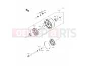 Rear Hub - Kawasaki VN1500 CLASSIC (VN1500-E2) 1999